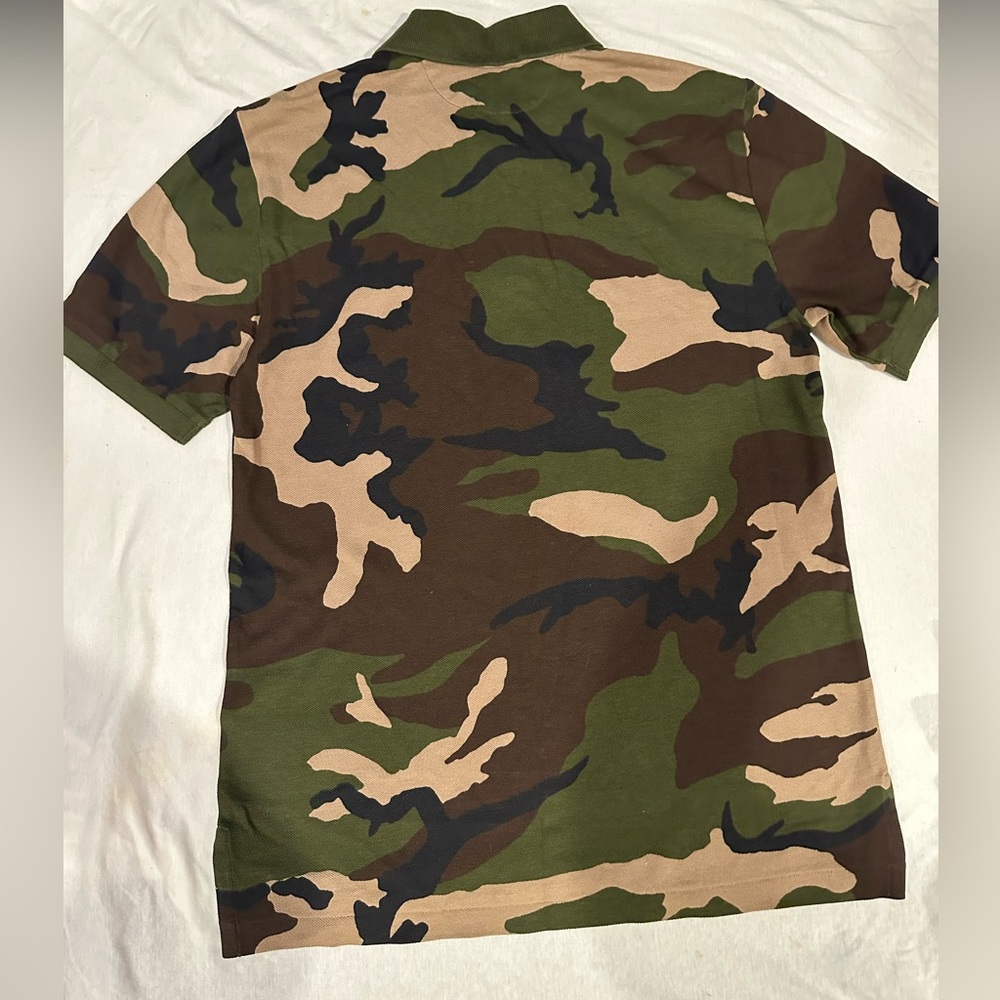 Polo by Ralph Lauren Boys' Camo Polo Shirt - Green, Brown, Black L 14-16 - Picture 8 of 16